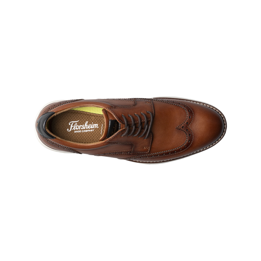 Florsheim Launch Wing Tip Cognac (14439-229)