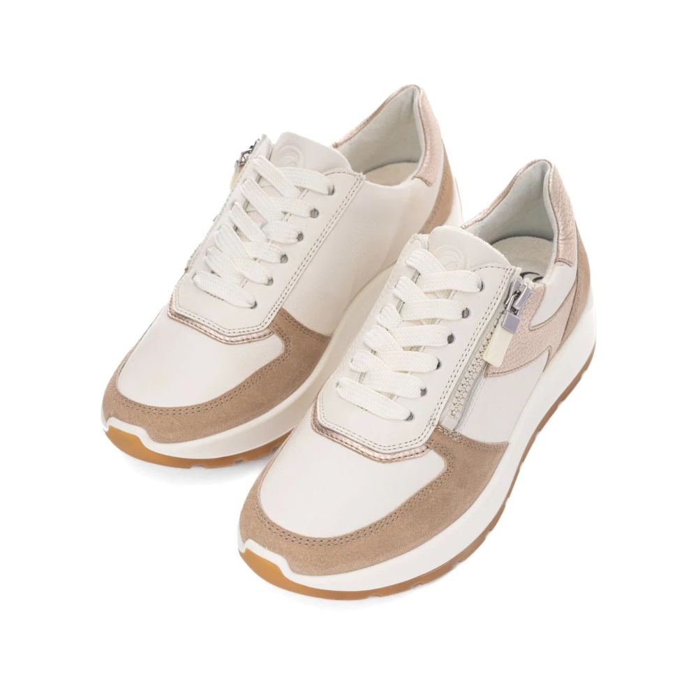 Ara Shoes Nagano Sand Suede/White 12-25112-09