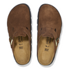 Birkenstock Boston Chunky Dark Tea Suede N1028402