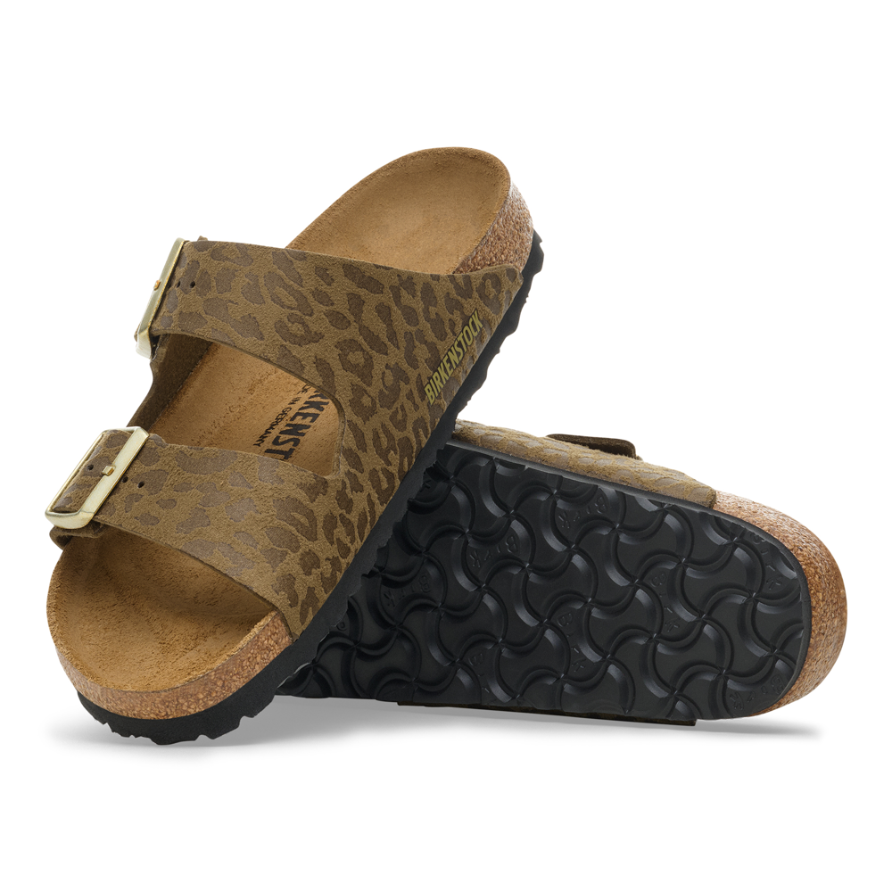 Birkenstock Arizona Org Leopard Khaki N1030586