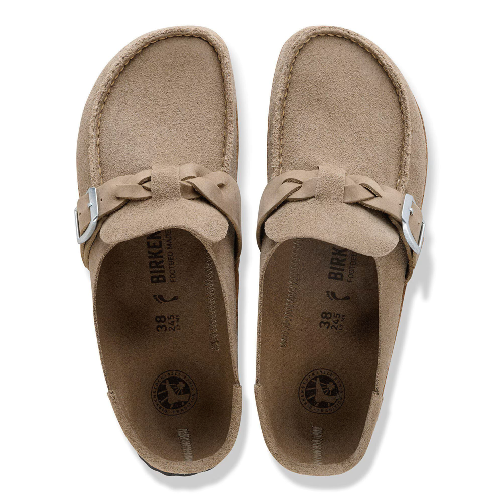 Birkenstock Buckley Braided Suede Taupe N1031455