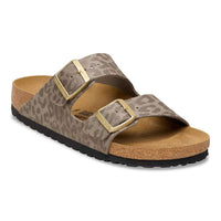 Birkenstock Arizona Org Leopard Gray Taupe N1031941