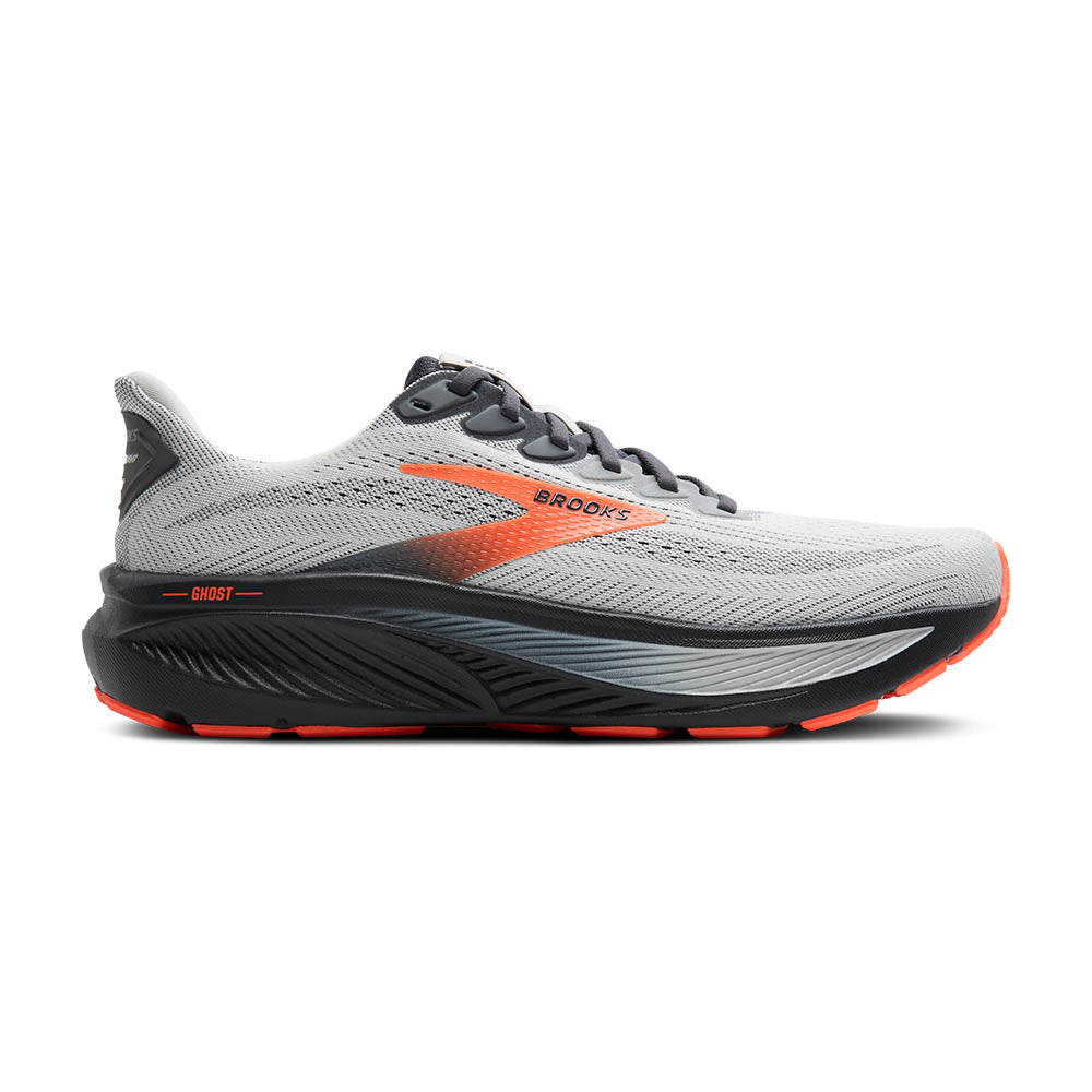 Brooks Ghost 17 - 048 Oyster/Orange/Ebony