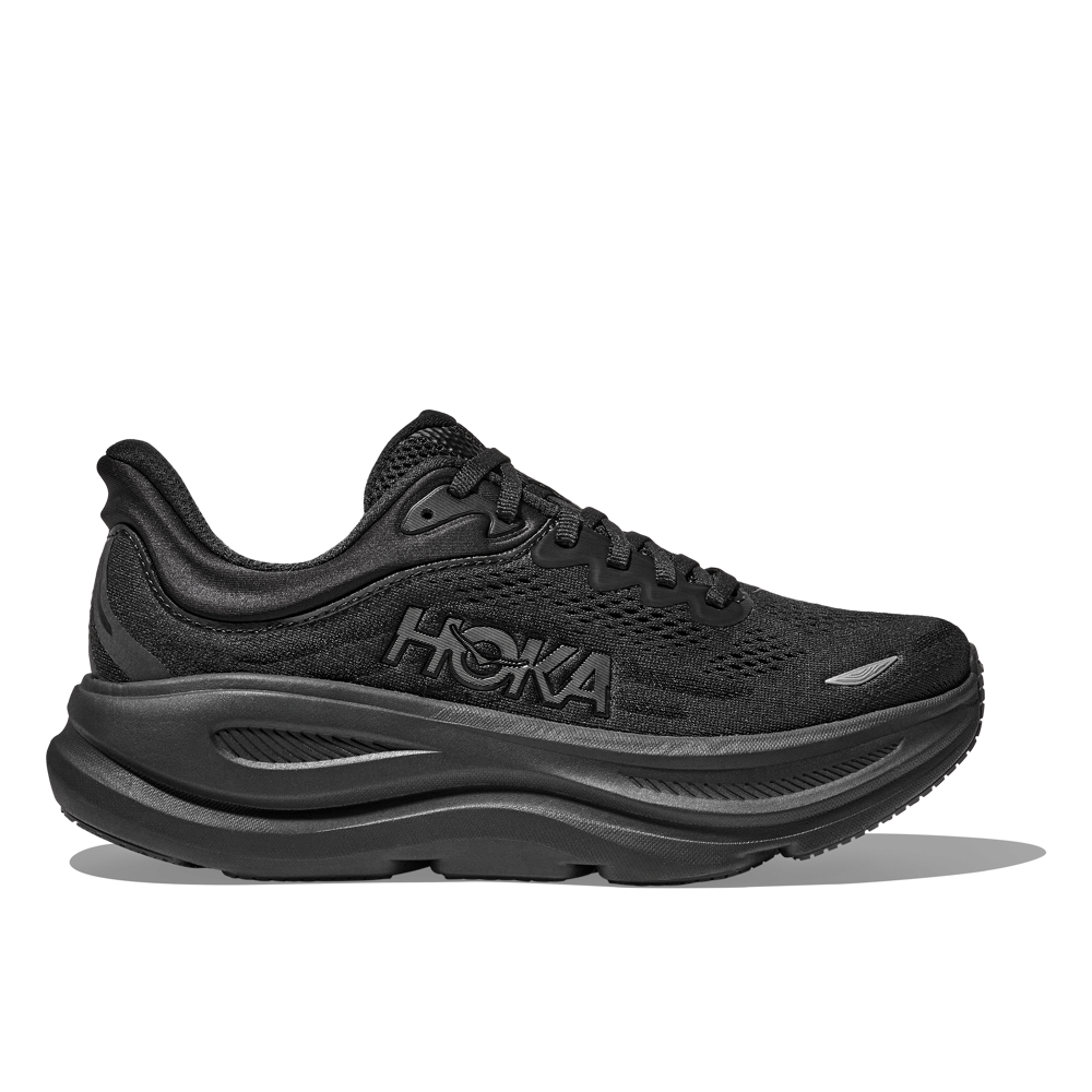 Hoka Mens Bondi 9 Black/Black D-1162011