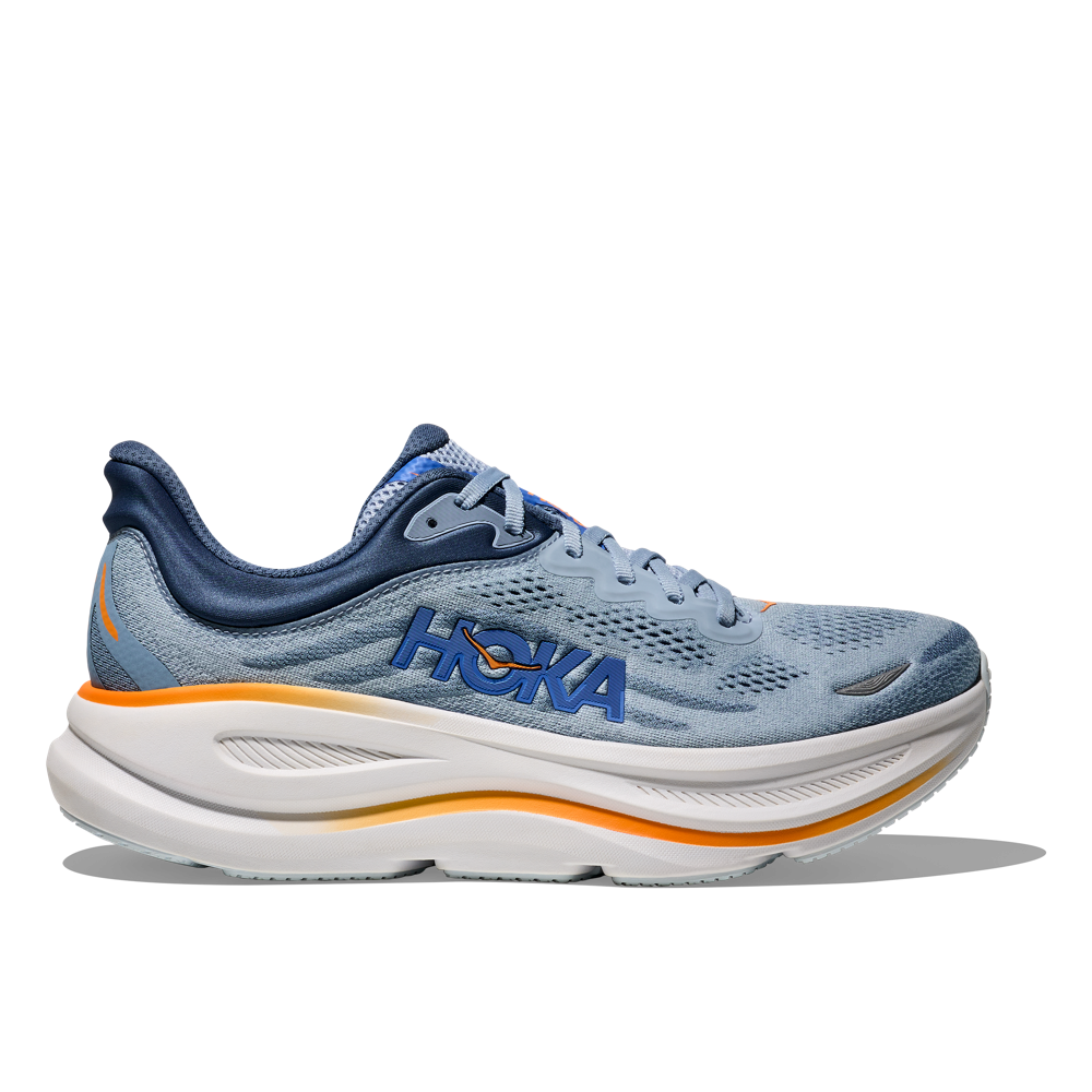 Hoka Mens Bondi 9 Drizzle/Downpour D-1162011