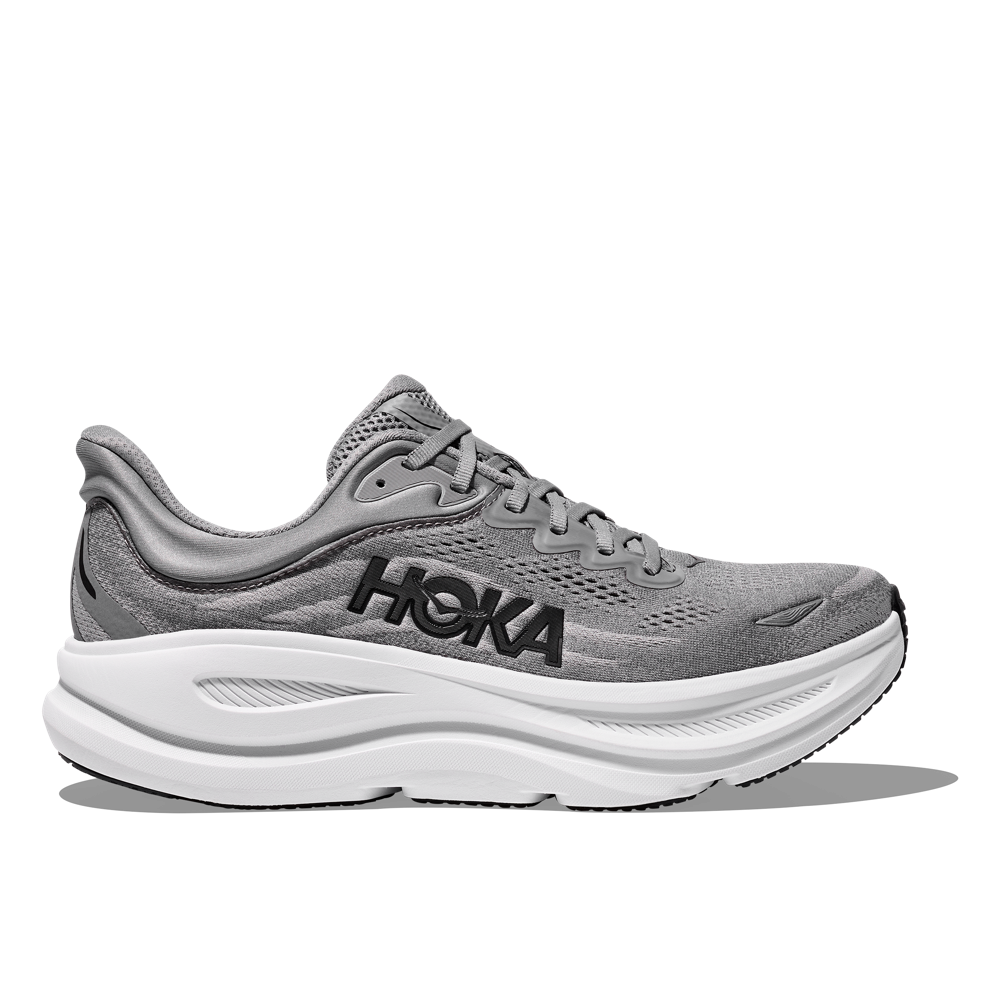 Hoka Mens Bondi 9 Galactic Grey D-1162011/2E-162013/4E-1162015