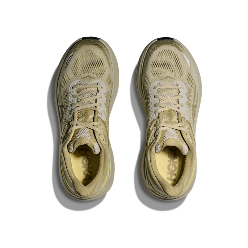 Hoka Mens Bondi 9 Grassland/Oyster D-1162011