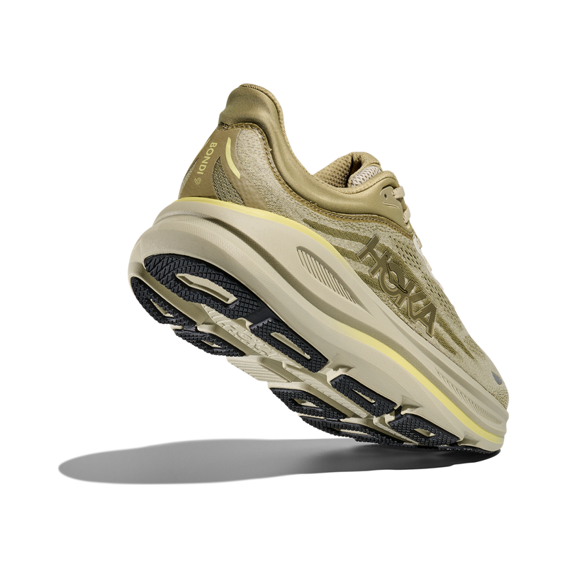 Hoka Mens Bondi 9 Grassland/Oyster D-1162011