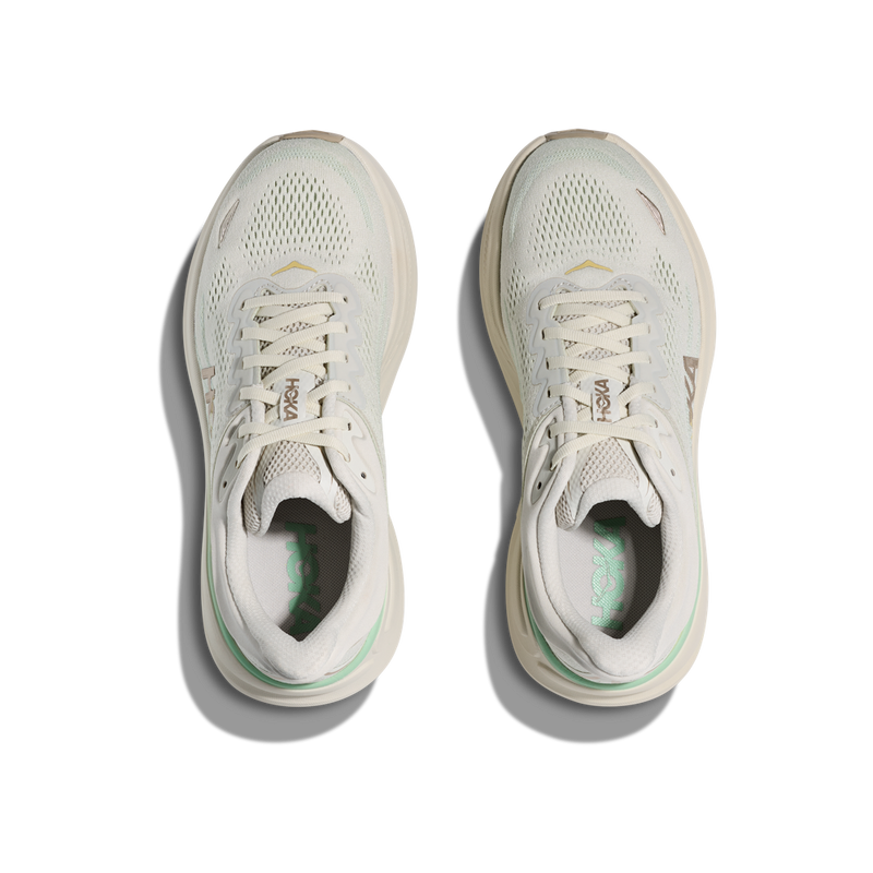 Hoka Womens Bondi 9 Truffle Salt/Sea Glass B-1162012/D-1162014
