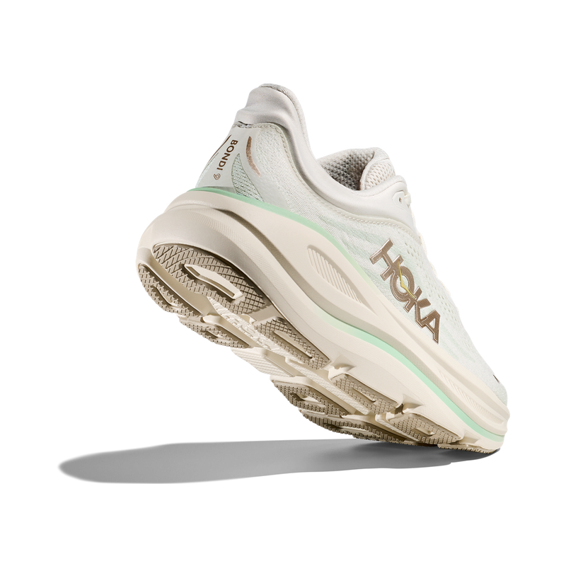Hoka Womens Bondi 9 Truffle Salt/Sea Glass B-1162012/D-1162014