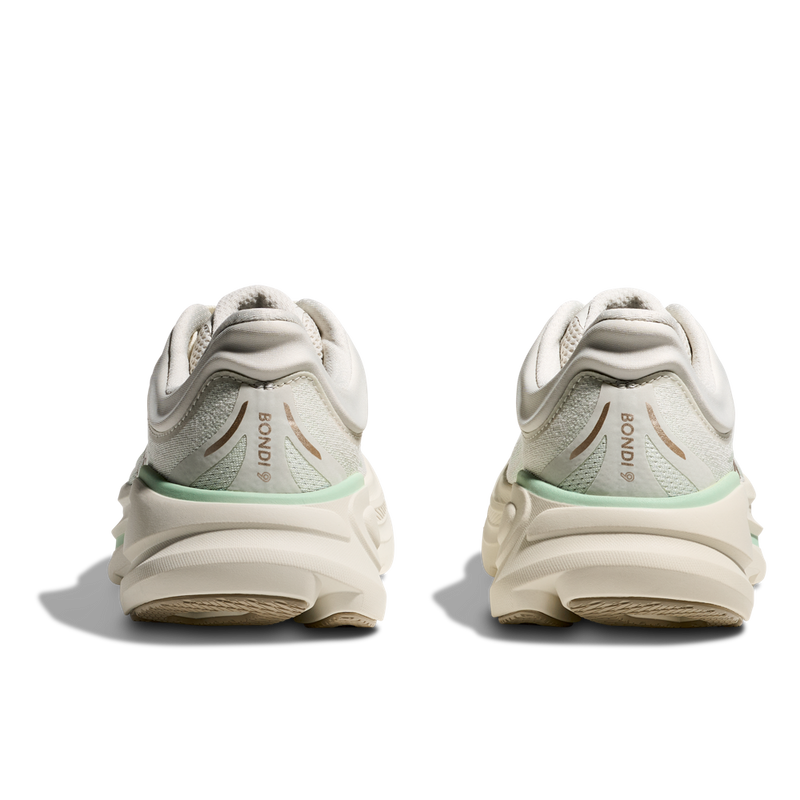 Hoka Womens Bondi 9 Truffle Salt/Sea Glass B-1162012/D-1162014