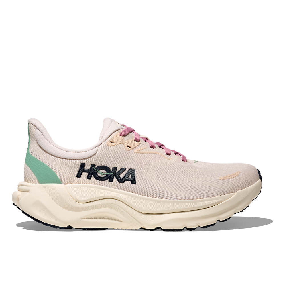 Hoka Womens Arahi 8 Rose Cream/Alabaster B-1168691/D-1168711