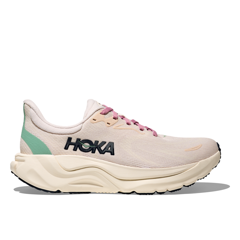 Hoka Womens Arahi 8 Rose Cream/Alabaster B-1168691/D-1168711