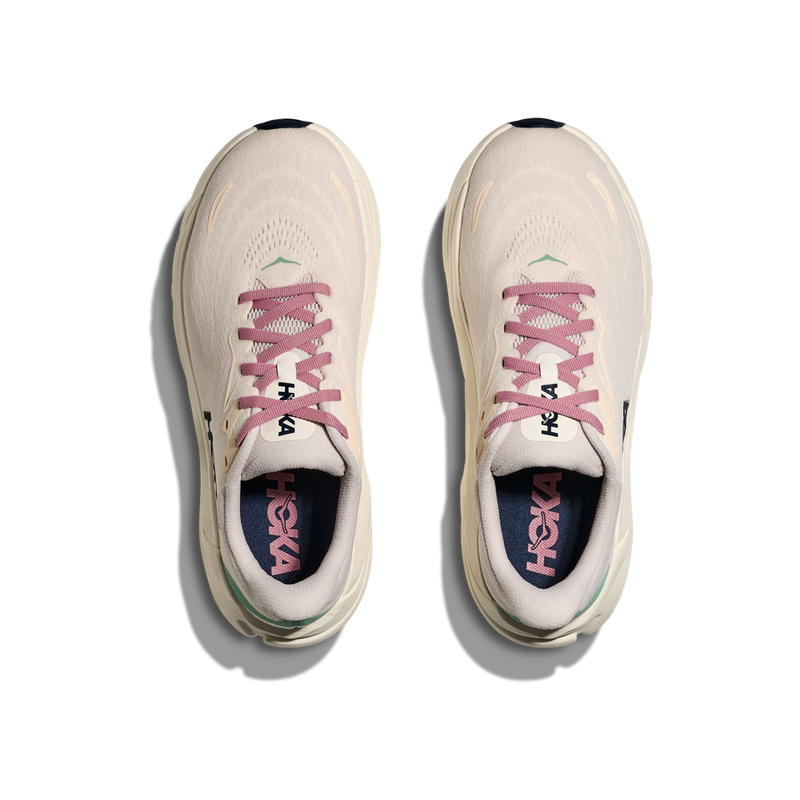 Hoka Womens Arahi 8 Rose Cream/Alabaster B-1168691/D-1168711