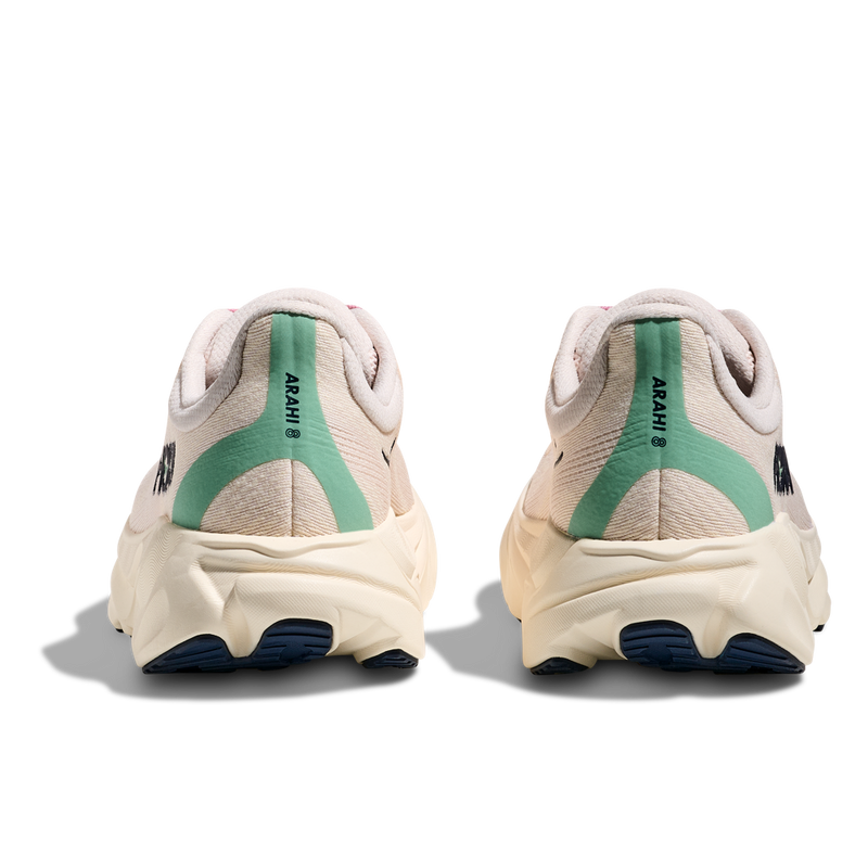 Hoka Womens Arahi 8 Rose Cream/Alabaster B-1168691/D-1168711