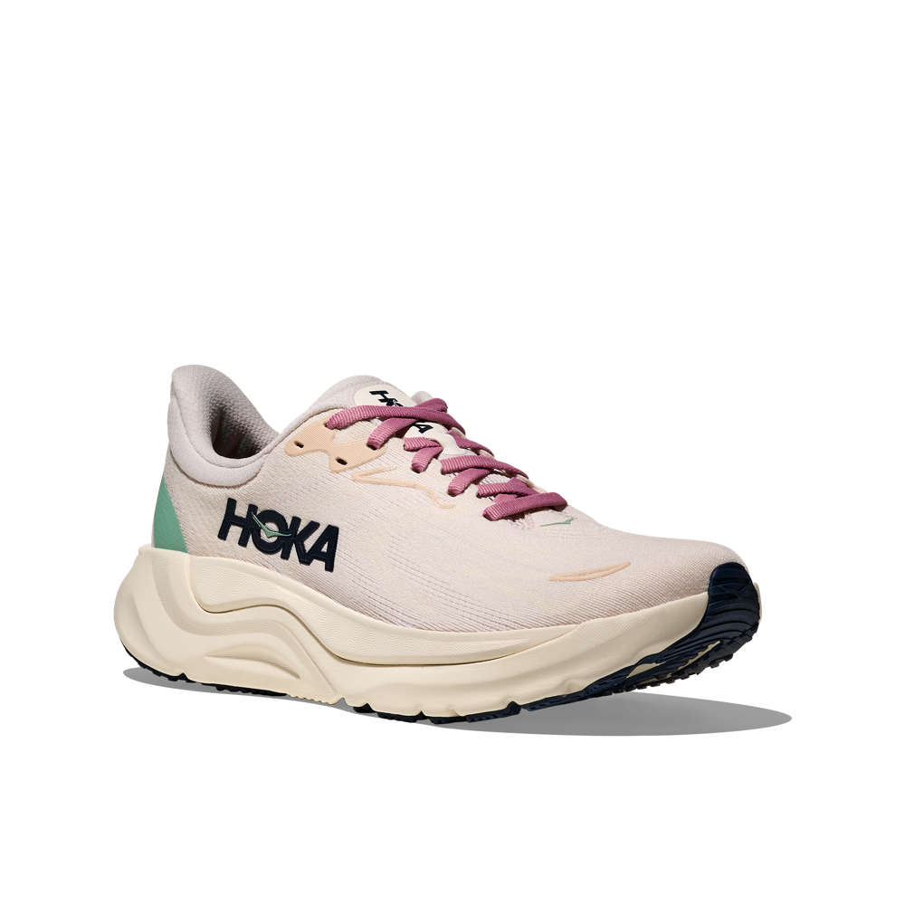 Hoka Womens Arahi 8 Rose Cream/Alabaster B-1168691/D-1168711