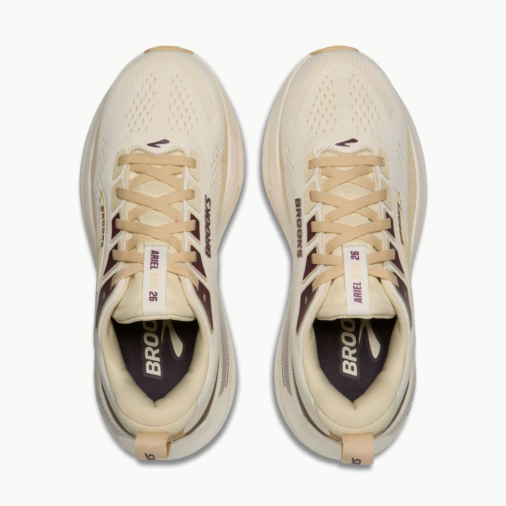 Brooks Ariel Gts26 - 288 Coconut/Sand/Purple