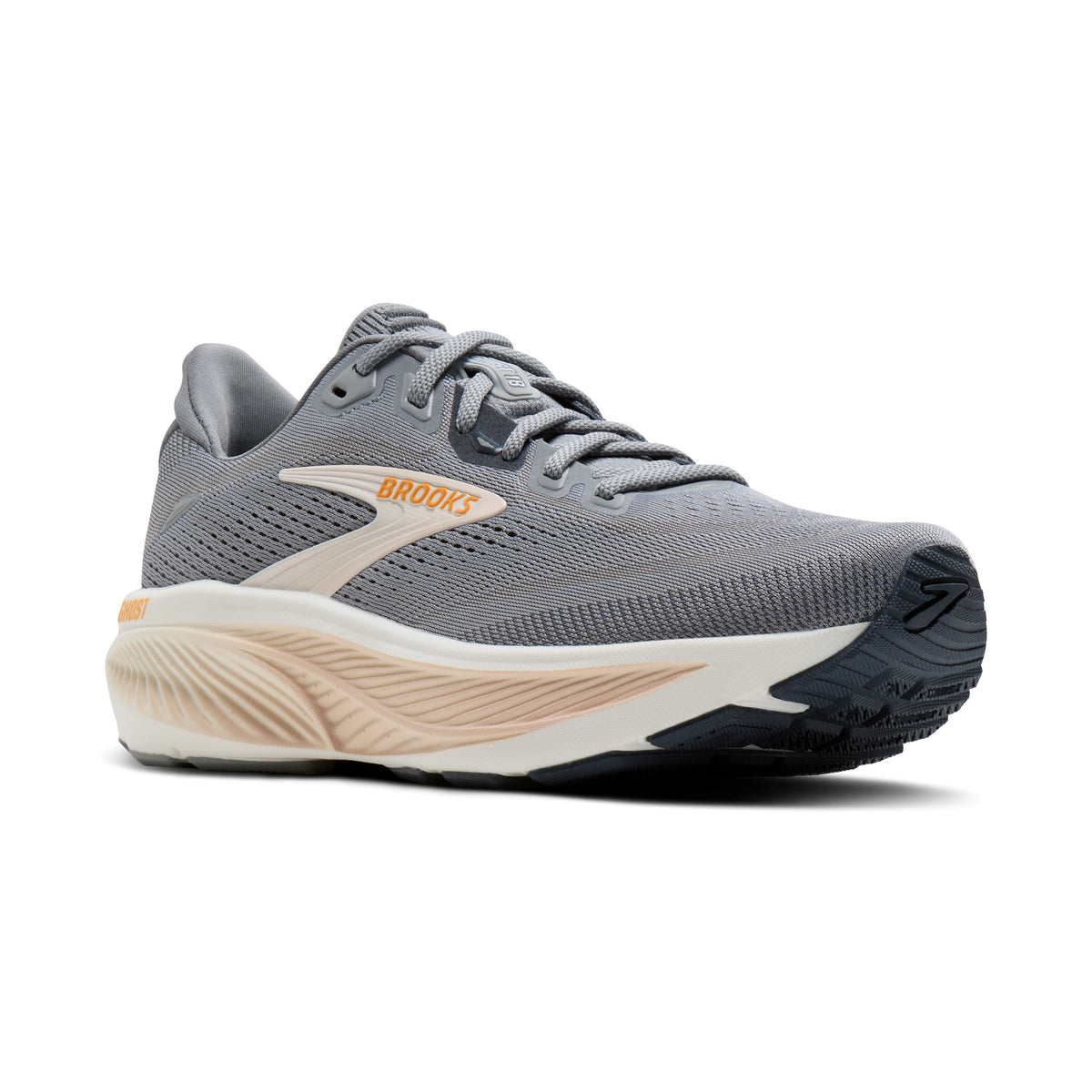 Brooks Ghost 18 - 047 Grey/Morganite/Coconut