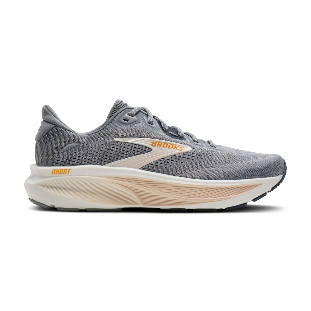 Brooks Ghost 18 - 047 Grey/Morganite/Coconut