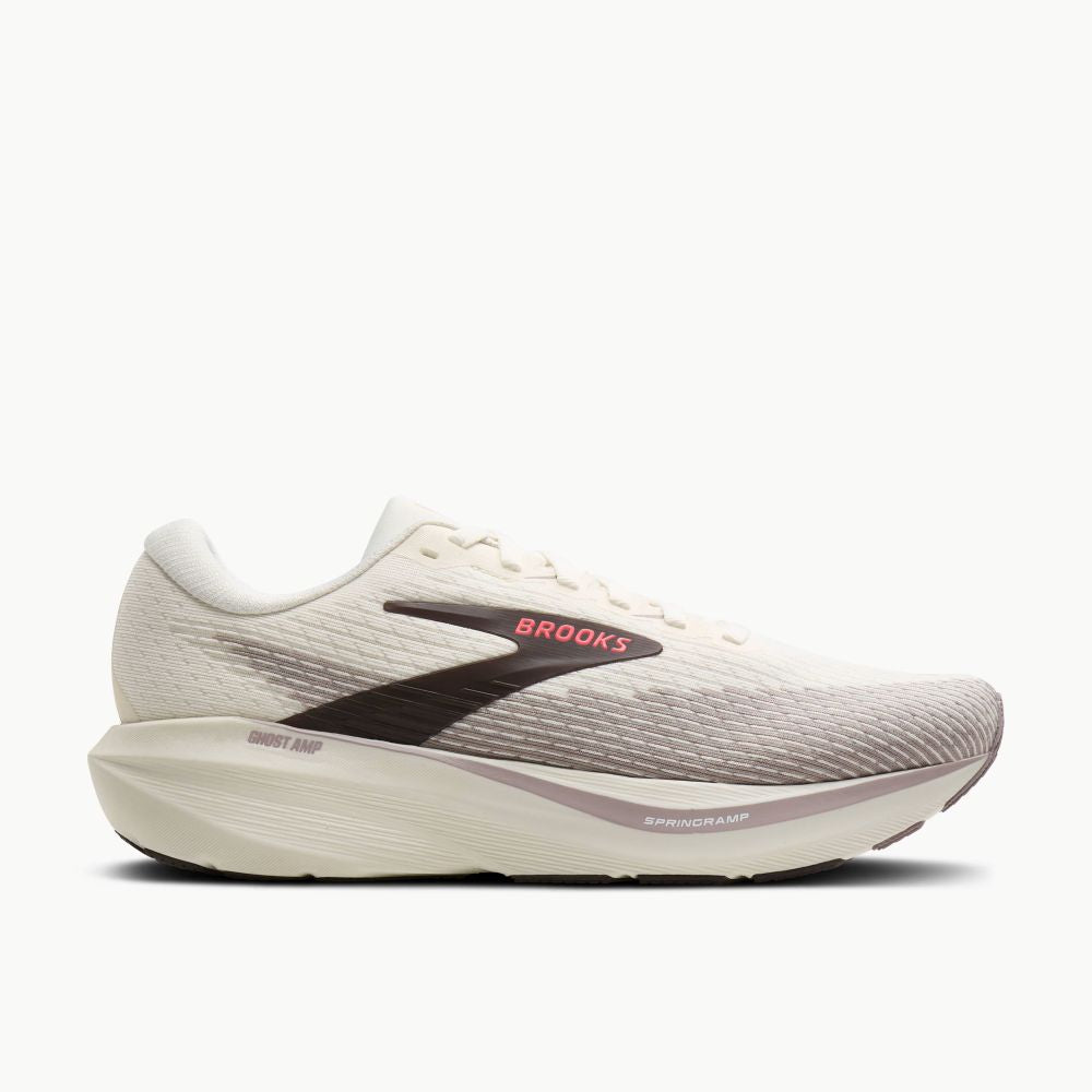 Brooks Ghost Amp - 218 Artic Wolf/Dove/Pink