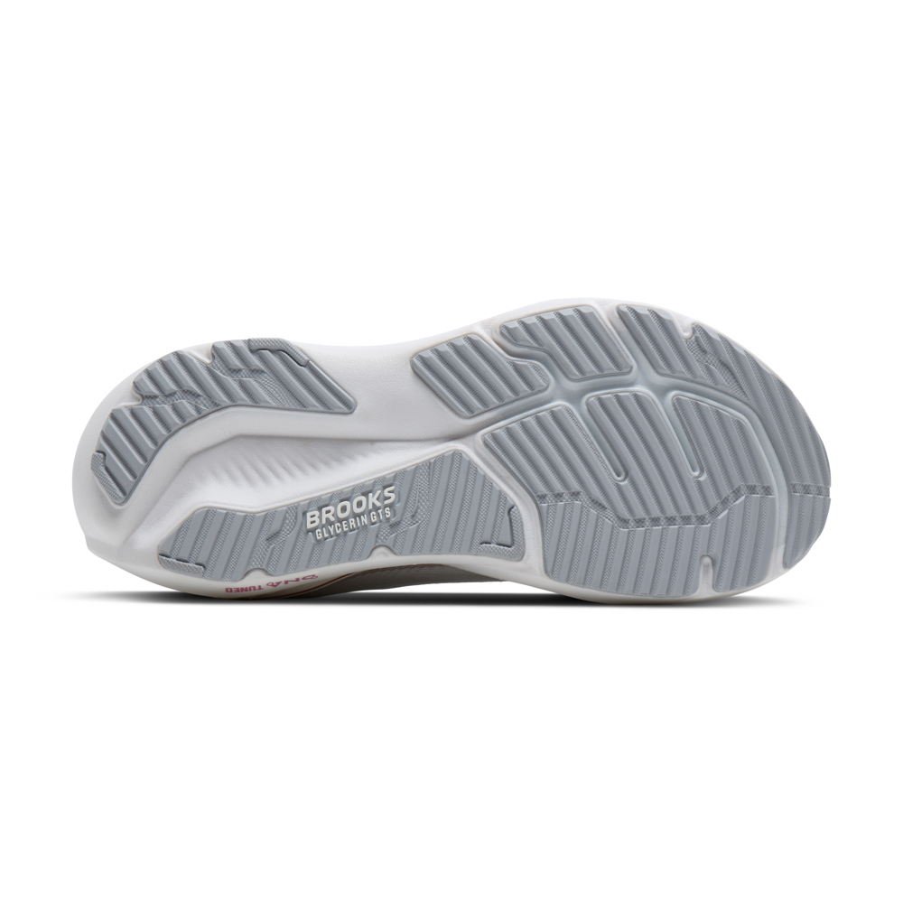 Brooks Glycerin Gts23 - 133 White/Harbor/Metallic
