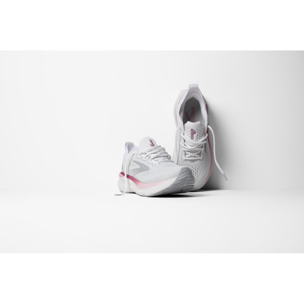 Brooks Glycerin Gts23 - 133 White/Harbor/Metallic